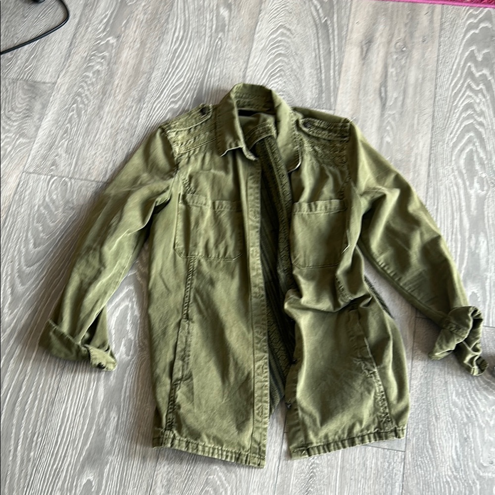 Olive Green Military Jacket